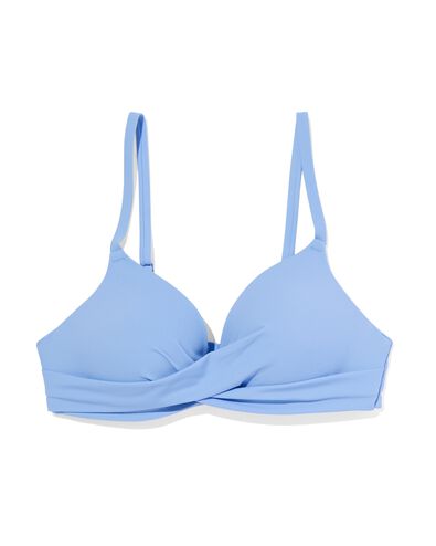haut de bikini femme bleu clair M - 22351373 - HEMA