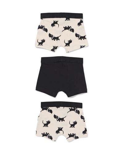 Takkie en Siepie kinderboxers - 3 stuks zwart/wit zwart/wit - 19203760BLACKWHITE - HEMA