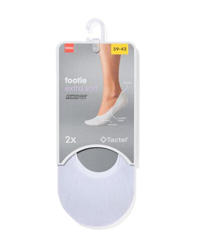 dames footies extra zacht - 2 paar wit wit - 1000001228 - HEMA