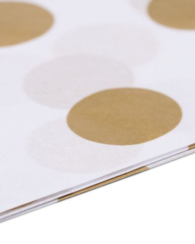 papier de soie 14cm dor&eacute; - 14700628 - HEMA