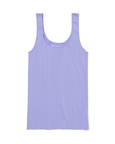 dameshemd naadloos micro blauw - 19621015BLUE - HEMA