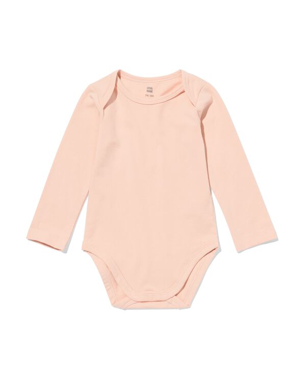 Mitwachsender Baby-Strampler rosa rosa - 33307360PINK - HEMA