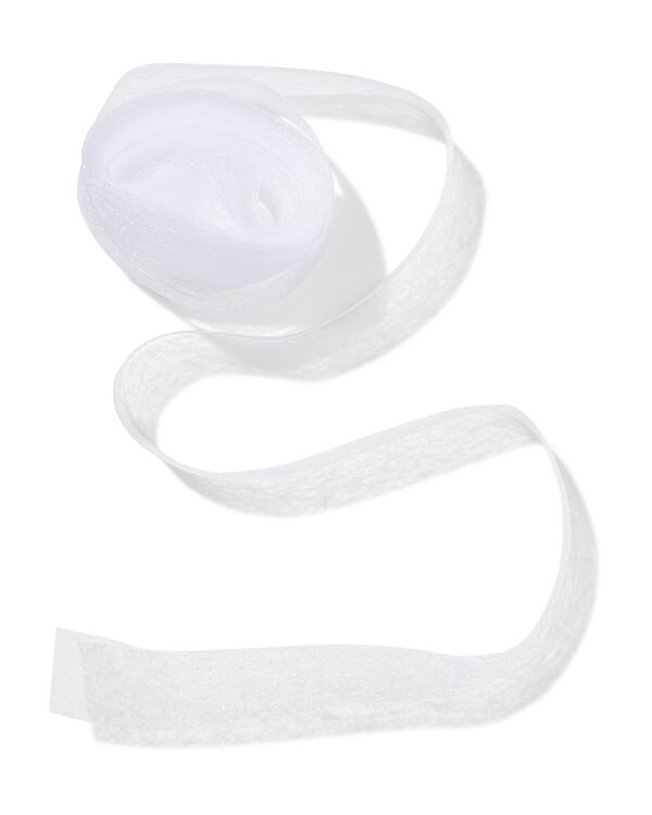 instrijkbaar gordijnband 20mm 5m wit - 7578037 - HEMA