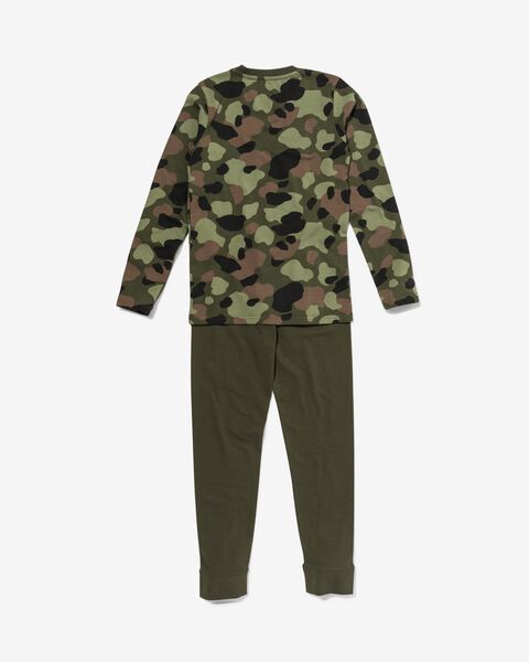 pyjama enfant coton/stretch camouflage - 1000024679 - HEMA