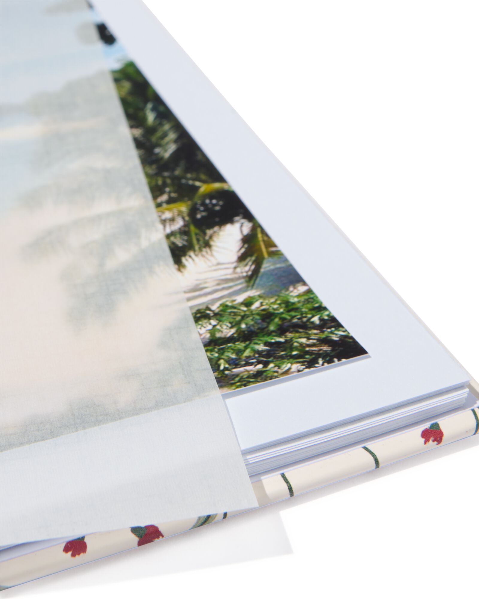 fotoalbum met spiraal en venster 19x18 bloemen - 14650212 - HEMA