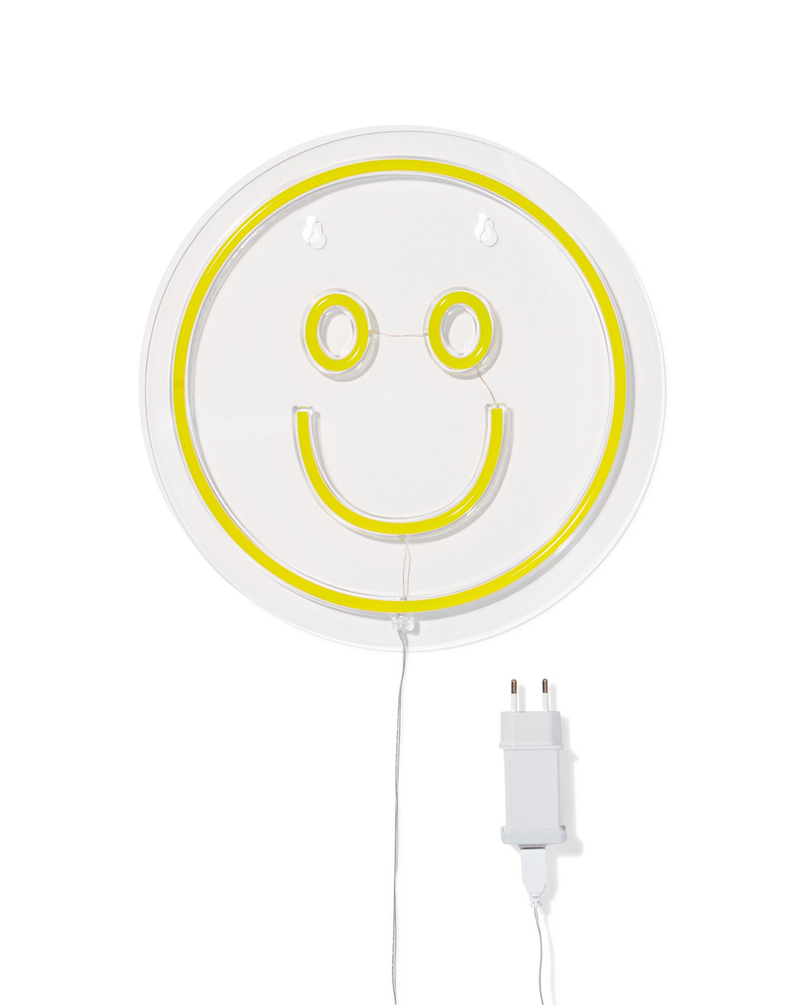 Neonlampe, &Oslash;30 cm, Gesicht - 38400053 - HEMA