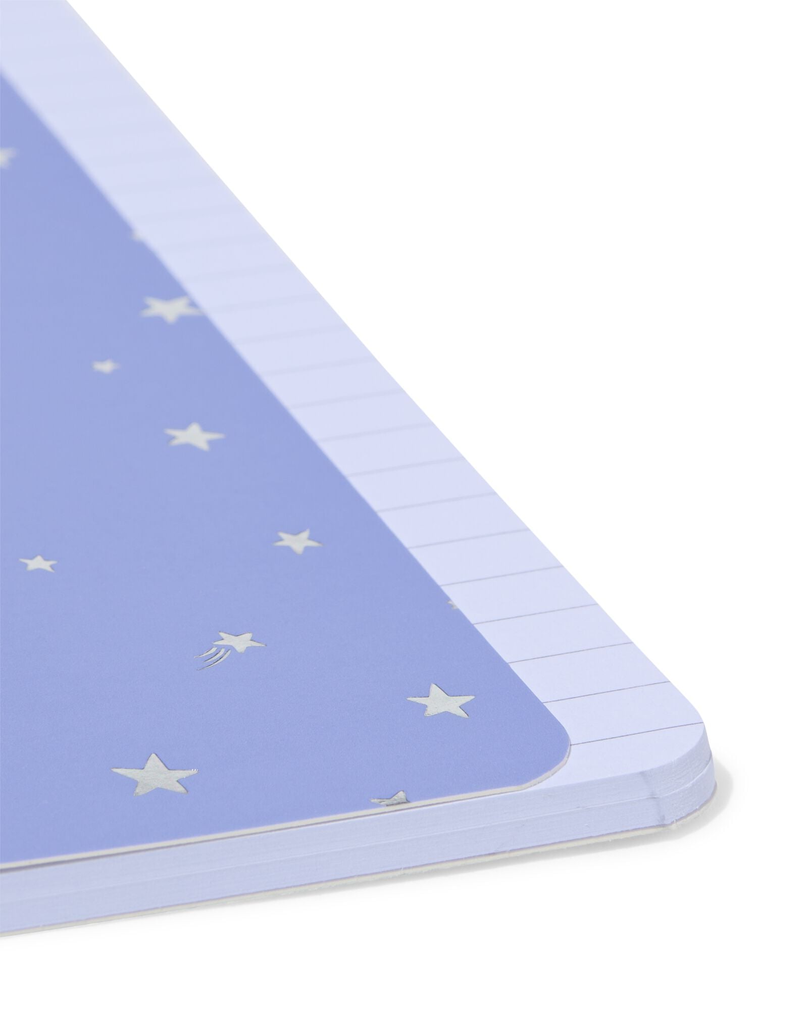 carnet A5 lign&eacute; avec &eacute;toiles - 3 pi&egrave;ces  - 14100374 - HEMA