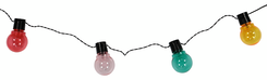 guirlande lumineuse 5m avec 20 ampoules colorées - 41810284 - HEMA
