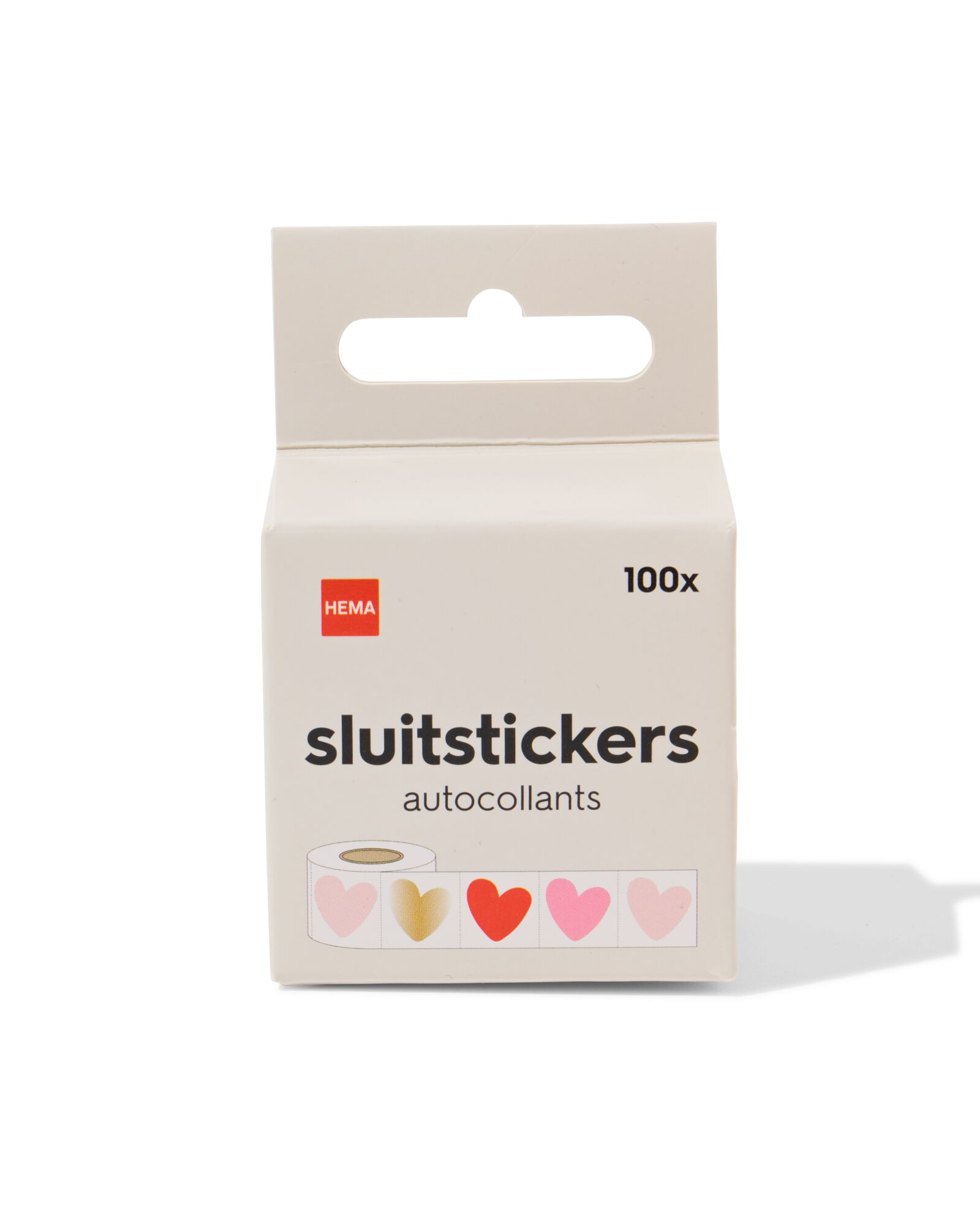 Verschlussaufkleber Herzen &ndash; 100 St&uuml;ck - 14793280 - HEMA