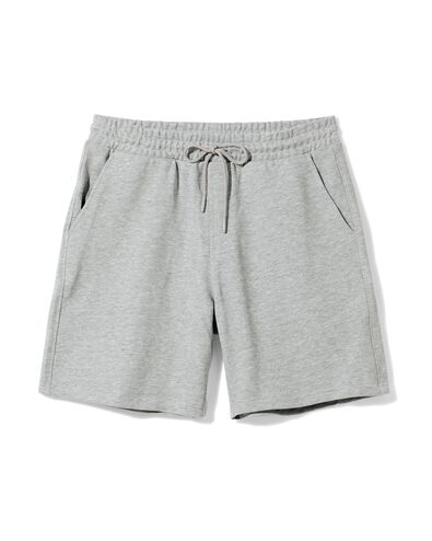 Herren-Shorts, Regular Fit, Sweatstoff graumeliert graumeliert - 2109980GREYMELANGE - HEMA