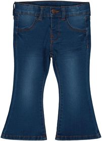 Baby-Jeans flared blau blau - 1000028619 - HEMA