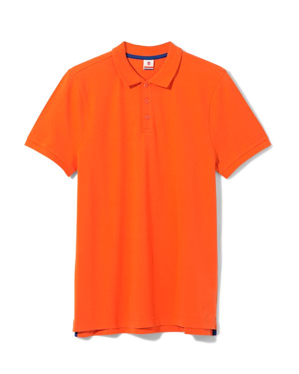 Herren-Poloshirt, Piqué orange orange - 2107480ORANGE - HEMA