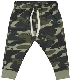 pantalon sweat bébé camouflage vert vert - 1000022026 - HEMA
