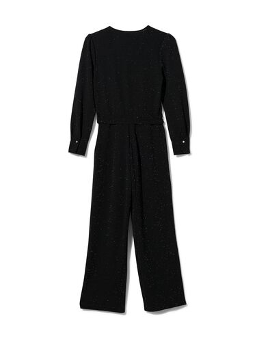 Damen-Jumpsuit Wani, Glitter schwarz schwarz - 1000029496 - HEMA