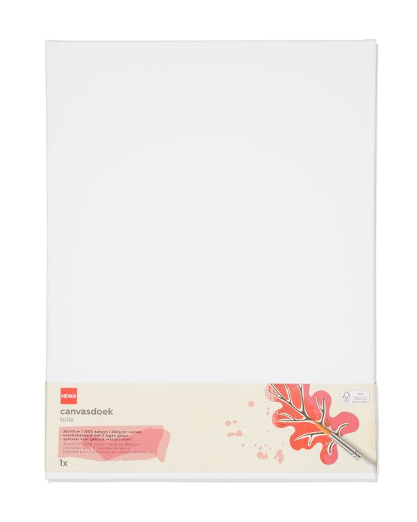 toile de peinture 30x40 - 60720199 - HEMA