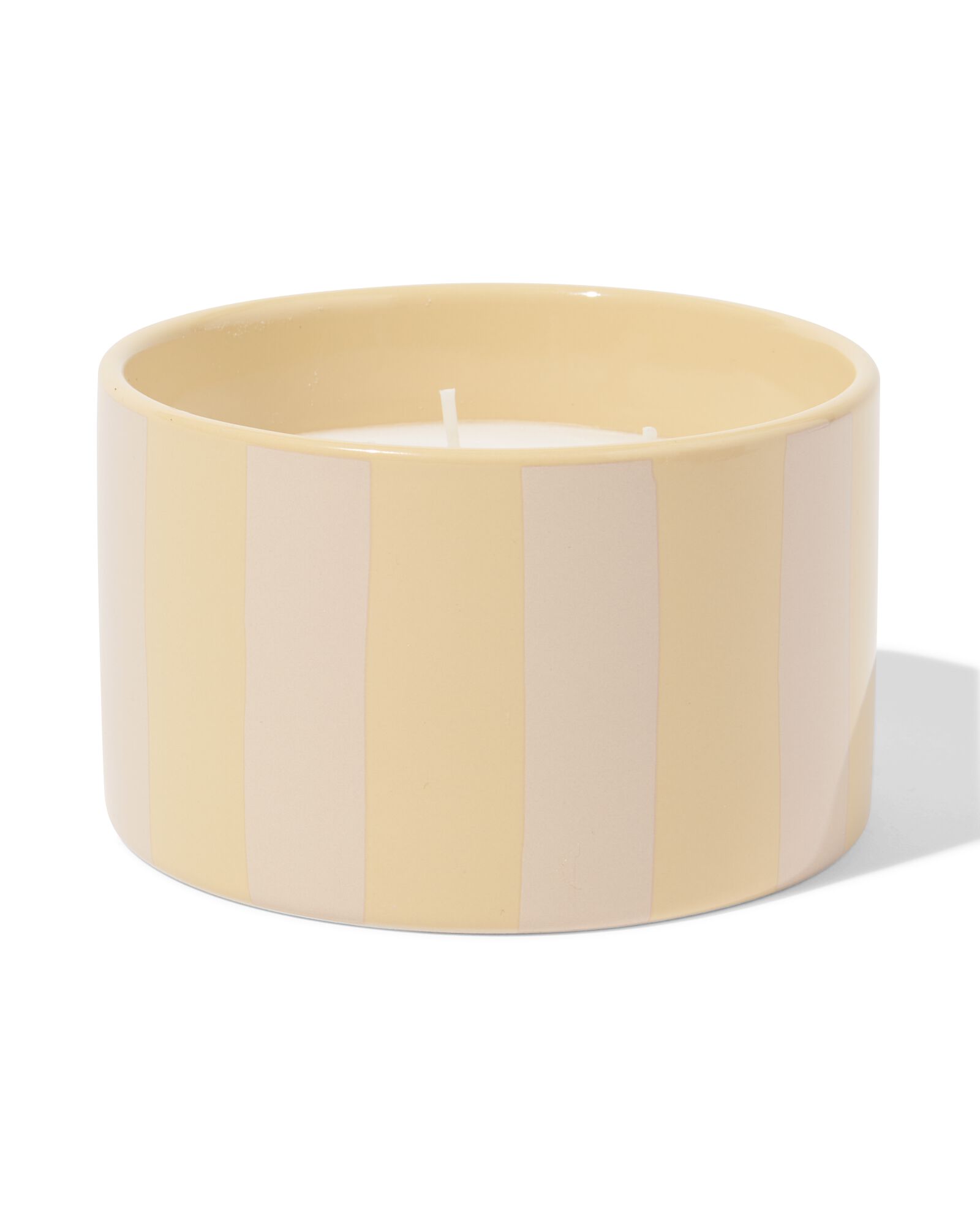 Duftkerze, ⌀11 x 7 cm, Keramik, Orange-Zedernholz - 13504098 - HEMA