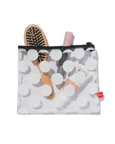 trousse de toilette - 22x18 - pois - 18630007 - HEMA