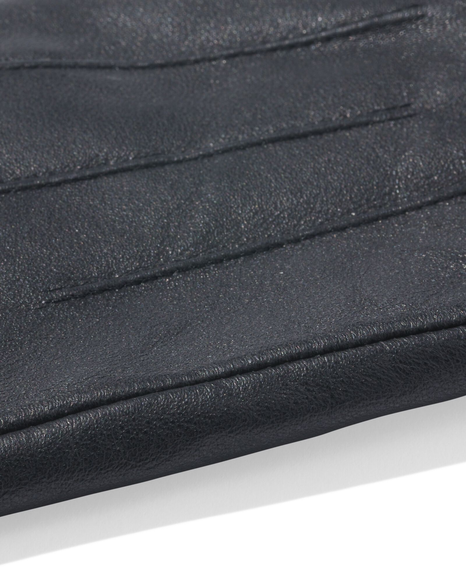 Herren-Lederhandschuhe schwarz schwarz - 16500075BLACK - HEMA