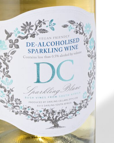 Sauvignon blanc p&eacute;tillant sans alcool Darling Cellars 75cl - 17390051 - HEMA
