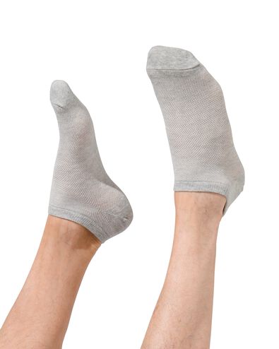 5er-Pack Herren-Socken, mit Baumwolle, Mesh dunkelblau dunkelblau - 1000030649 - HEMA