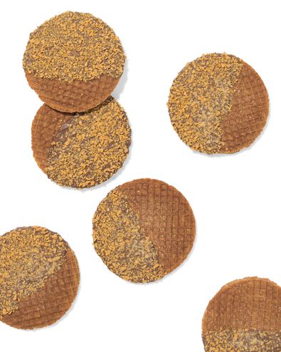 gaufres hollandaises avec du chocolat au lait, du caramel et du sel marin 231 g - 10860075 - HEMA