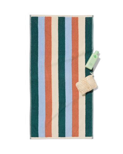 serviette de bain 2&egrave;me vie coton recycl&eacute; multi - 2000000383 - HEMA