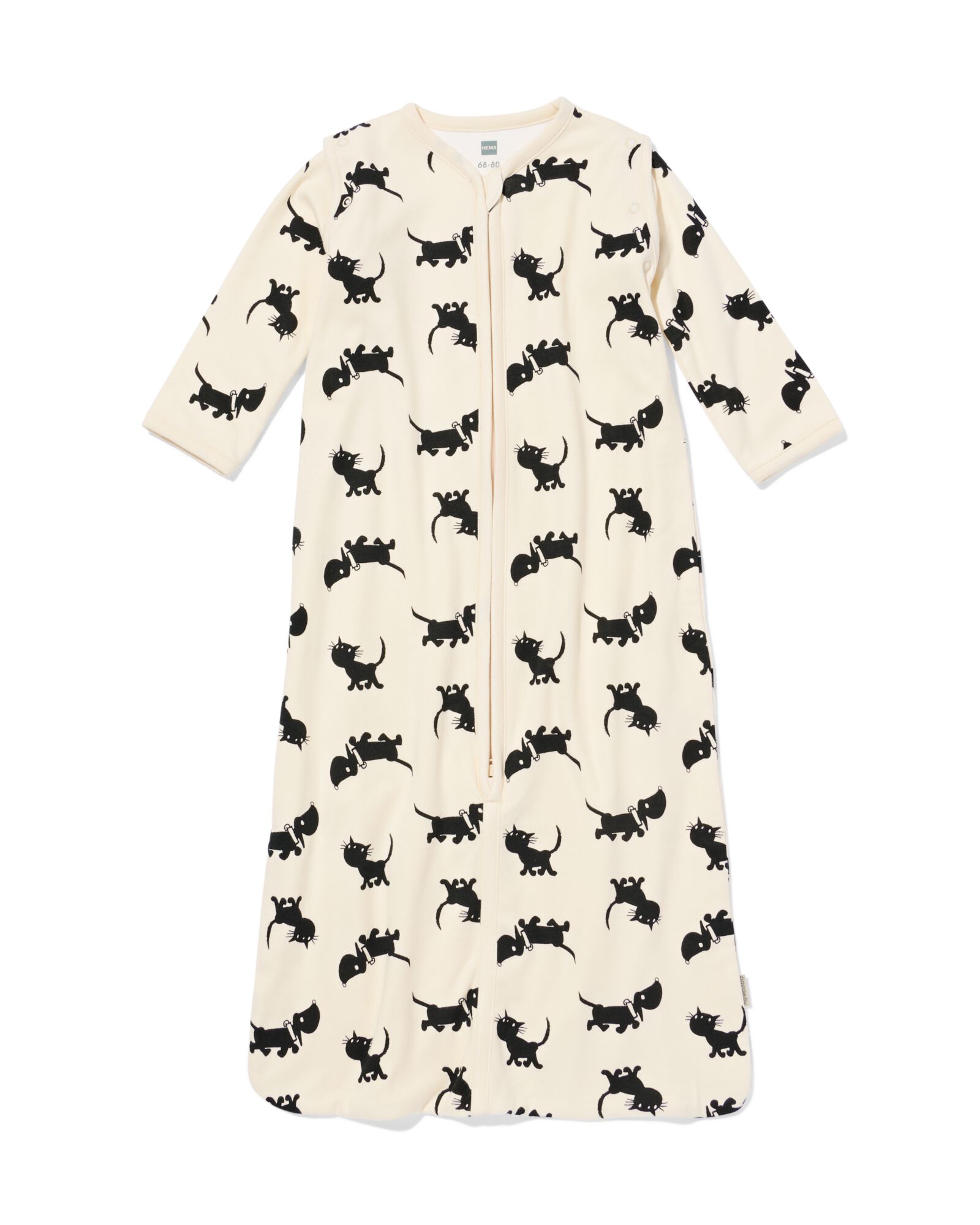 gigoteuse b&eacute;b&eacute; Takkie et Siepie avec manches amovibles coton 0,5 tog blanc cass&eacute; blanc cass&eacute; - 33364650OFFWHITE - HEMA