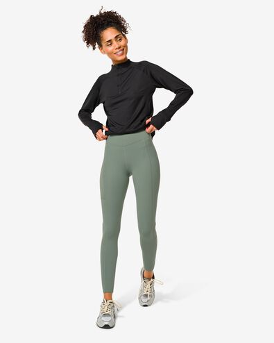 legging de sport femme vert S - 36000173 - HEMA