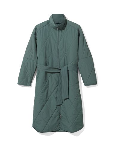 manteau femme matelassé Elodie vert foncé S - 36249776 - HEMA