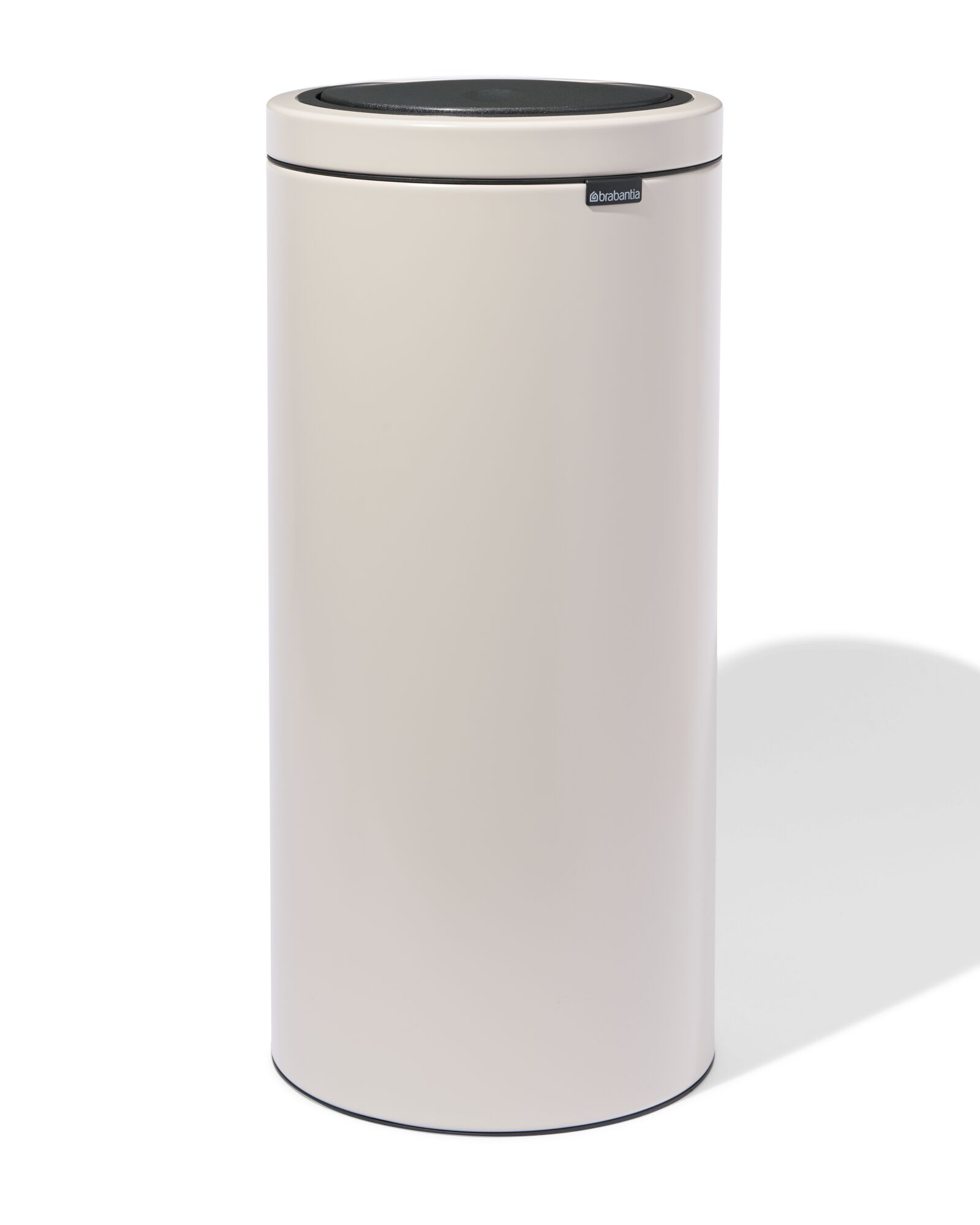 Brabantia Touch Bin Flat Top prullenbak 30L Soft Beige -  beige Brabantia - 20500188 - HEMA