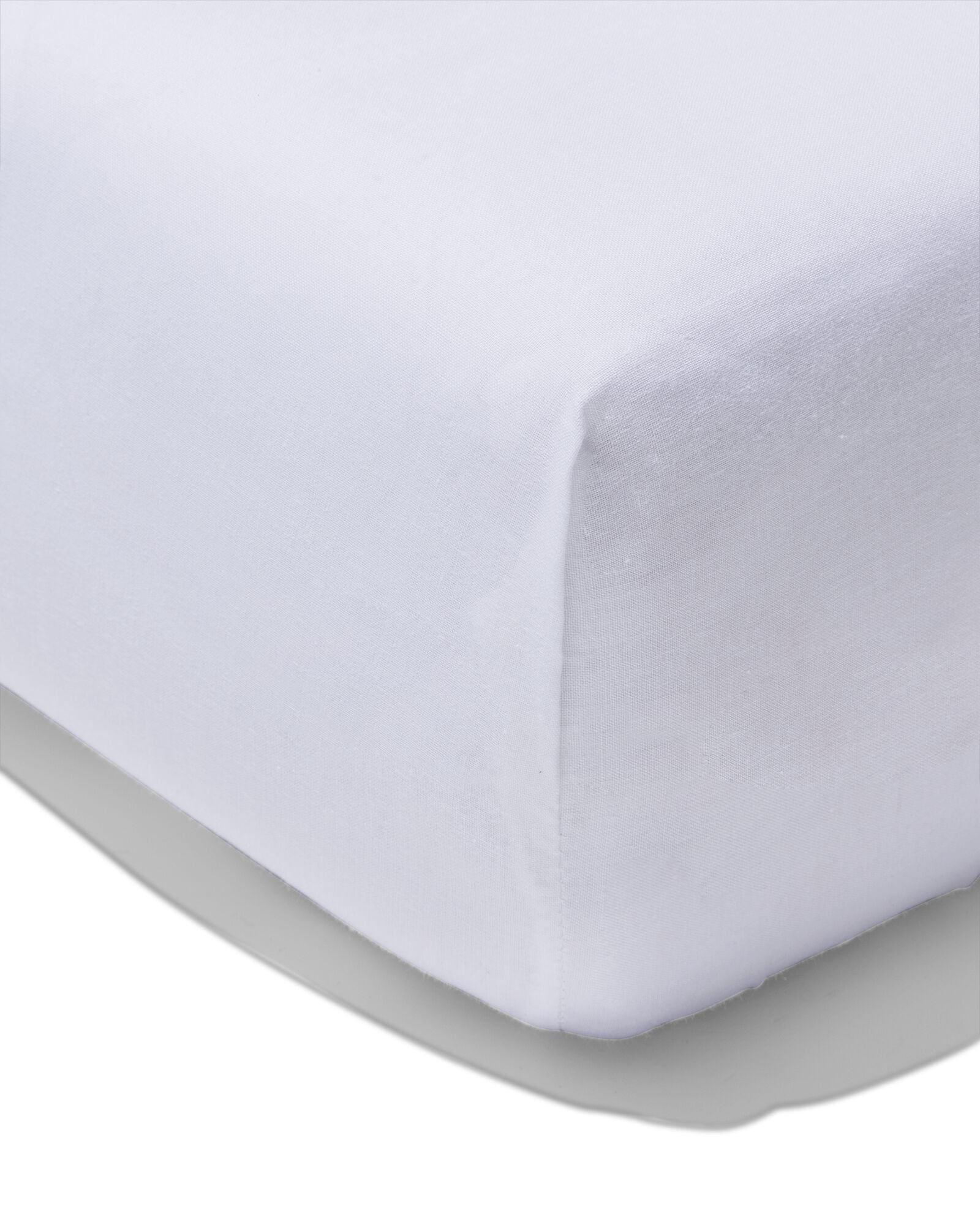 boxspring hoeslaken zacht katoen 140x200 wit - 5190143 - HEMA