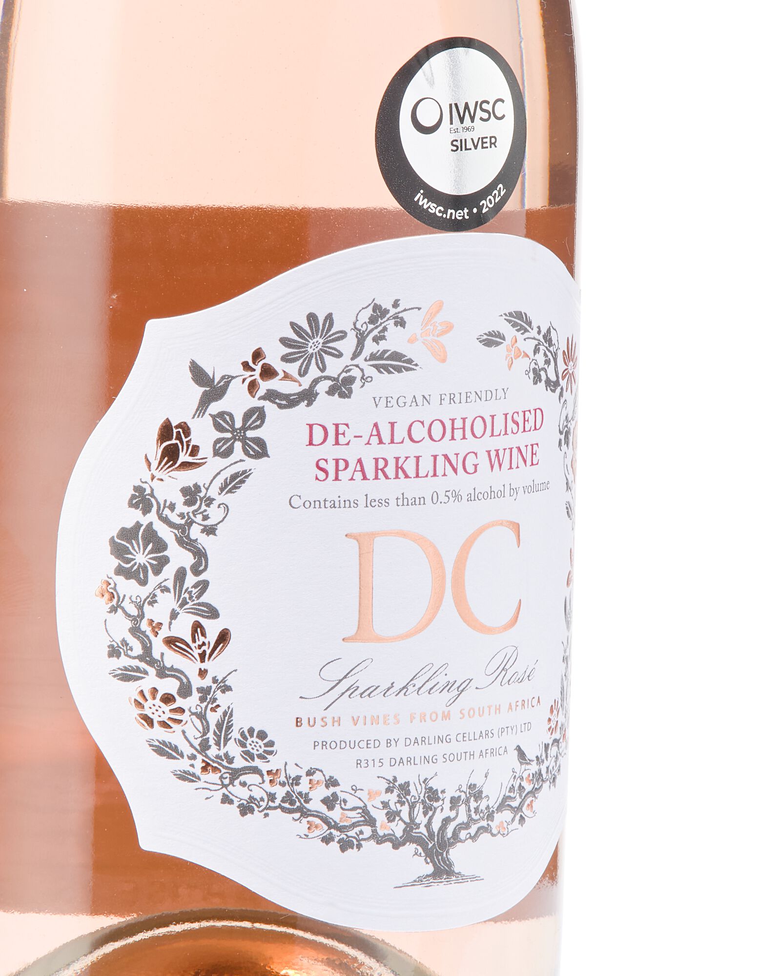 Darling Cellar gedealcoholiseerde sparkling rosé 0.75L - 17390050 - HEMA