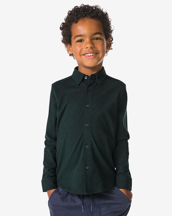 chemise enfant coton vert vert - 30706303GREEN - HEMA