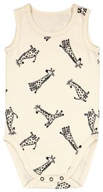 body stretch singlet motif girafe marron marron - 1000027330 - HEMA