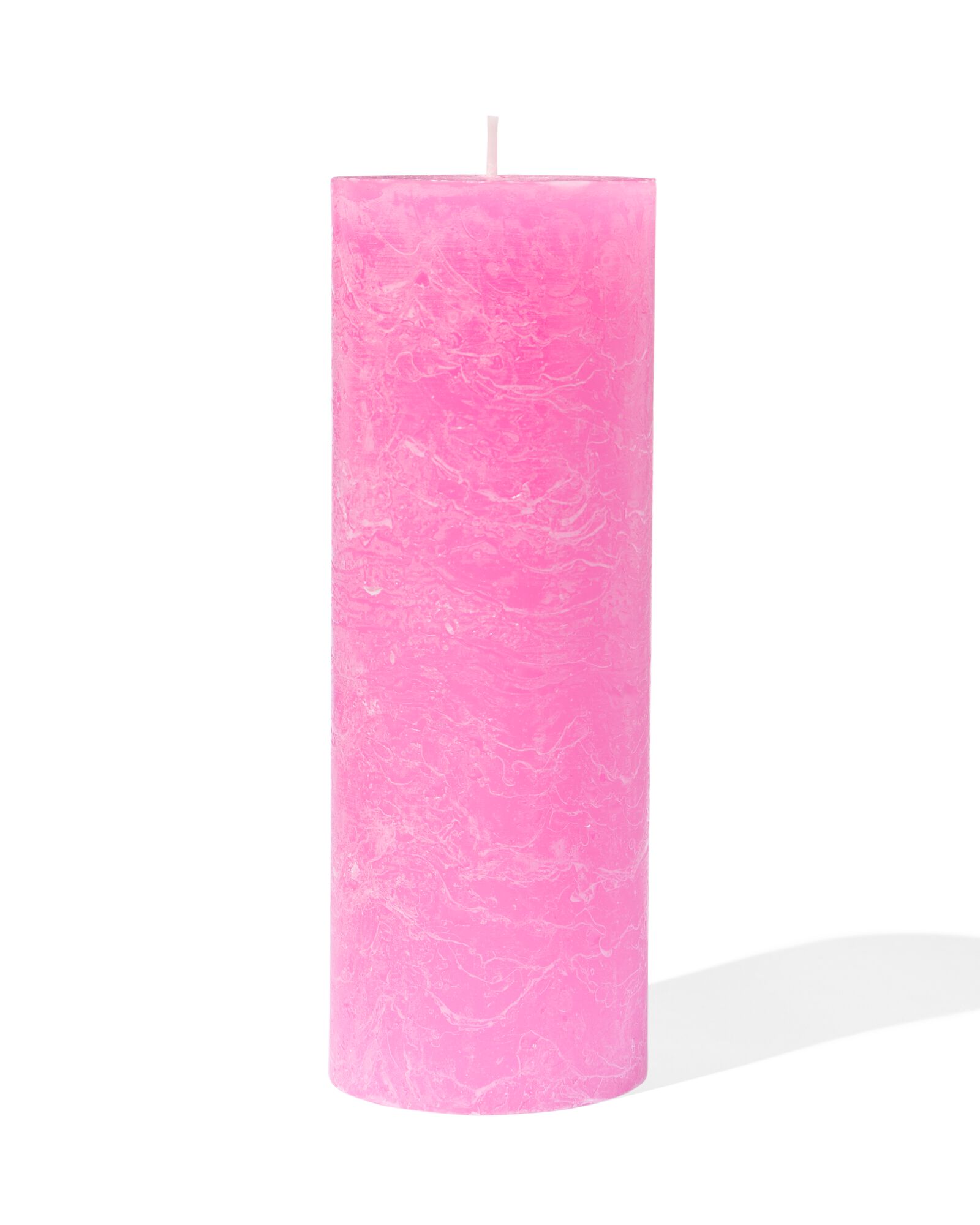 bougie rustique &Oslash;7 x 19 rose fonc&eacute; rose fonc&eacute; 7 x 19 - 13502917 - HEMA