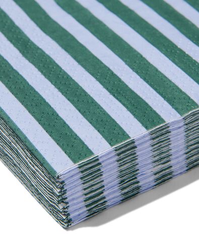 20 serviettes en papier 33x33 rayures - 41800595 - HEMA