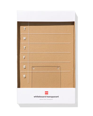 Wochenplaner transparent - 14590645 - HEMA