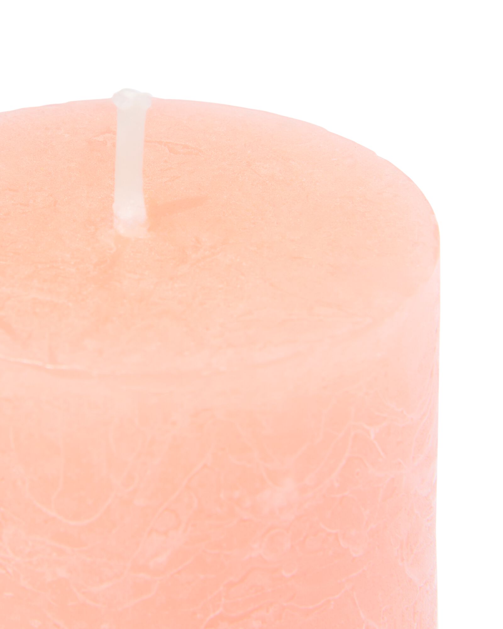 bougie rustique &Oslash; 5 x 11 cm saumon saumon 5 x 11 - 13501942 - HEMA