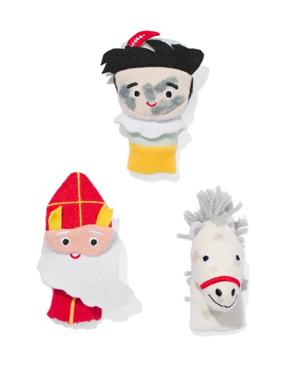 3 marionnettes à doigt Saint-Nicolas - 25910025 - HEMA