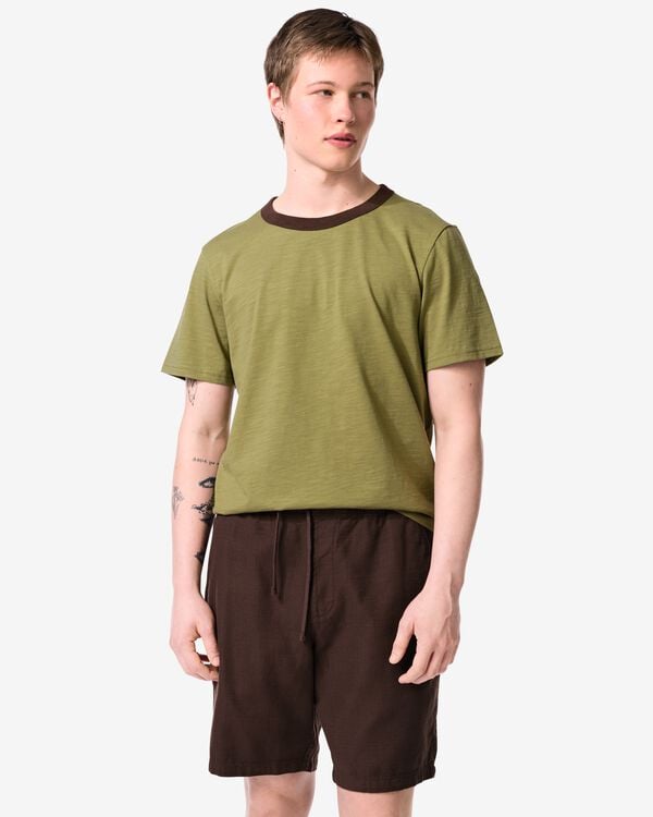 t-shirt homme Joop vert moyen vert moyen - 2100120MIDGREEN - HEMA