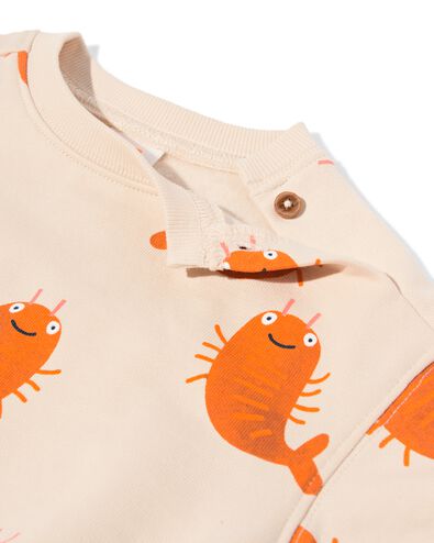 Baby-Pulli mit Krabben ecru ecru - 33183370ECRU - HEMA