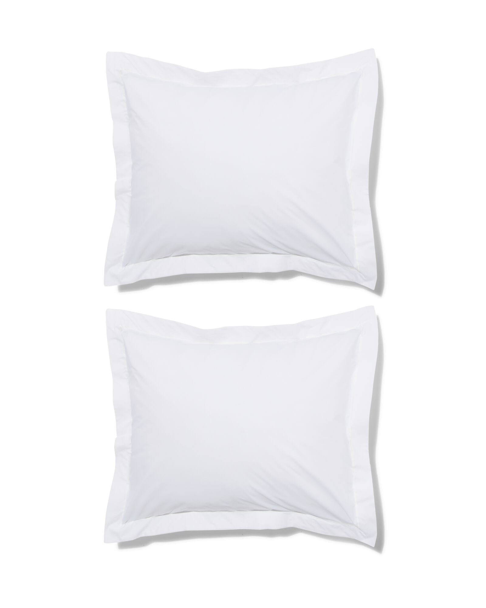 kussenslopen percal 60x70 wit - 2 stuks (wit)