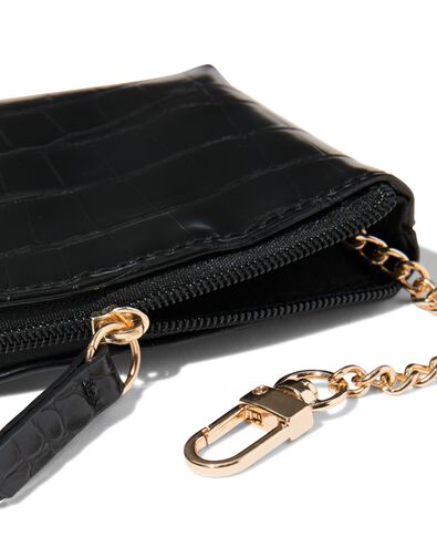 Schl&uuml;sseletui, Krokodil, Schwarz - 18150040 - HEMA