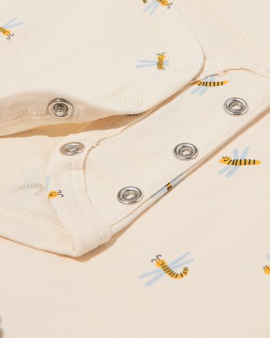 Mitwachsender Baby-Strampler mit Tieren eierschalenfarben eierschalenfarben - 33302960OFFWHITE - HEMA