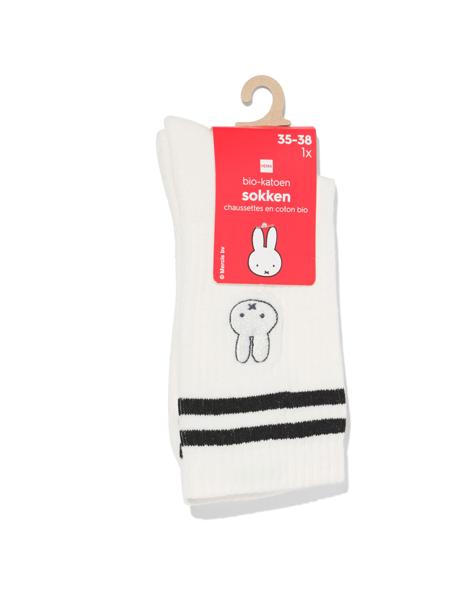 Miffy-Socken f&uuml;r Kinder und Erwachsene eierschalenfarben eierschalenfarben - 4120650OFFWHITE - HEMA