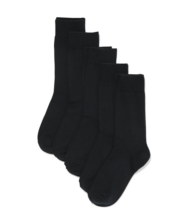 5 paires de chaussettes homme noir noir - 1000001512 - HEMA