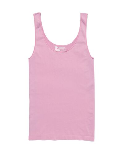 Damen-Hemd, nahtlos, Mikrofaser rosa L - 19680273 - HEMA
