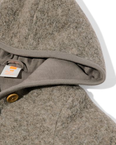 Newborn-Jacke mit Wolle sandfarben - 33424020SAND - HEMA