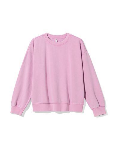 pull femme Esmee jersey relaxed fit rose rose - 36206660PINK - HEMA