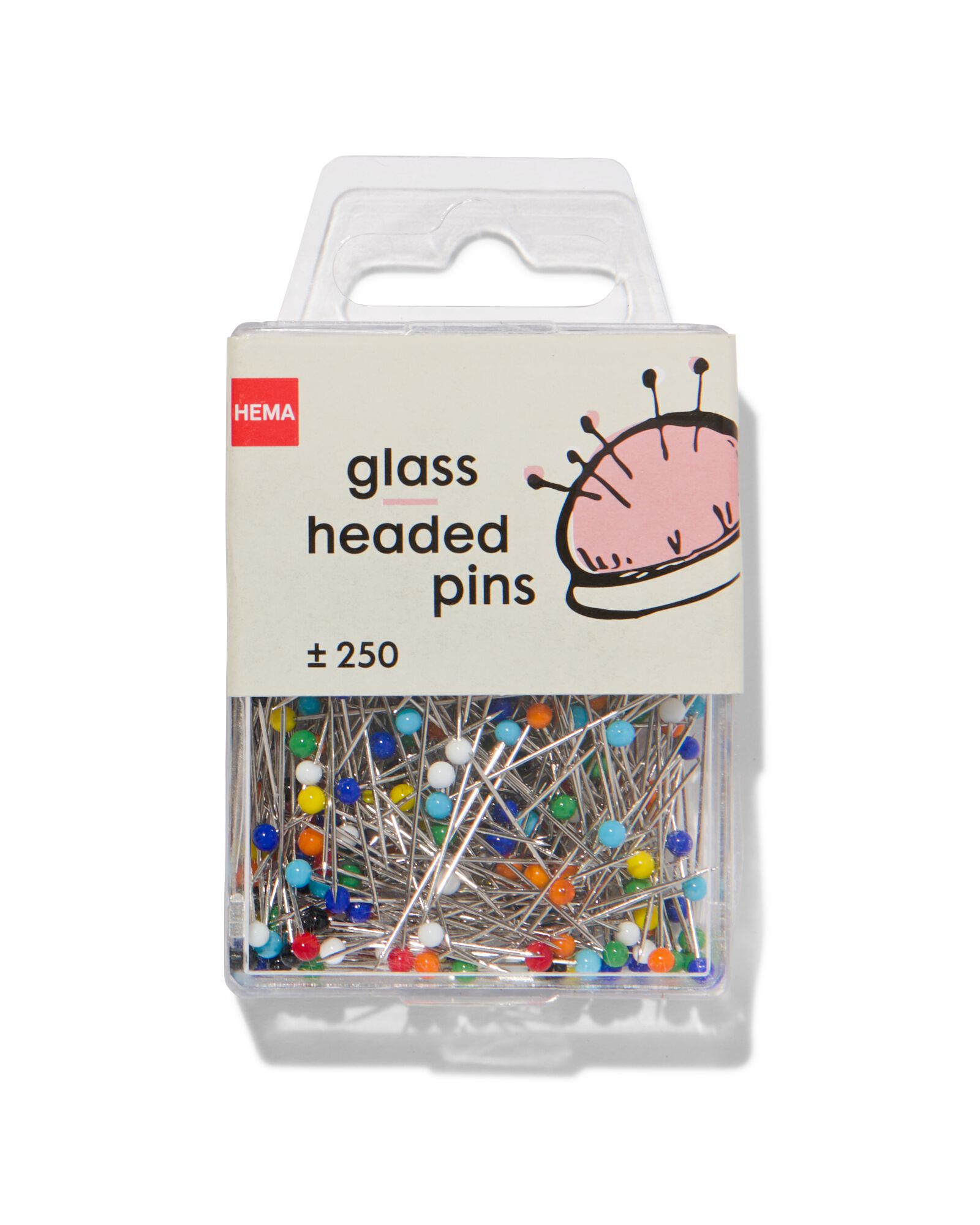 glaskopspelden - 250 stuks - 1474006 - HEMA